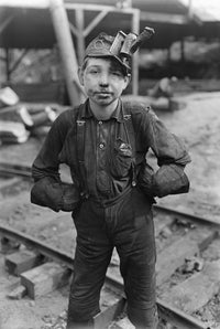 Hine: Child Labor 1908 - 'Tipple Boy' Coal Miner Photograph by Lewis Hine