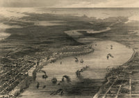 New Orleans, Louisiana & Vicinity - 1863 Fine Art Print