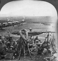 WWI Battle of Verdun Poster Print - French Troops on 'The Sacred Road' 1916 by Granger Collection