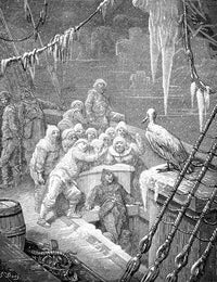 Coleridge: The Ancient Mariner Fine Art Print - Engraving by Gustave Doré