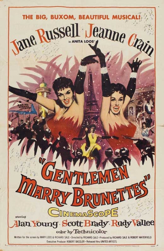 Gentlemen Marry Brunettes Movie Poster Print (27x40)