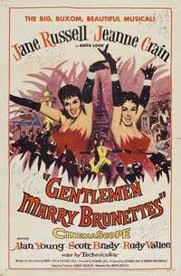 Gentlemen Marry Brunettes Movie Poster Print (27x40)