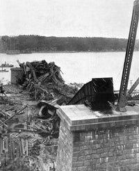 Quebec Bridge Collapse 1907 Fine Art Print by Granger Collection