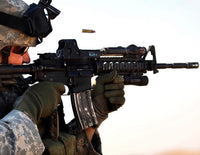 US Army Soldier Aiming Fine Art Print by Stocktrek Images