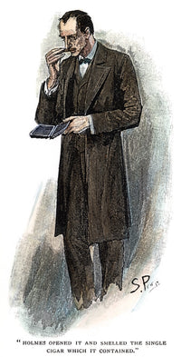 Sherlock Holmes Illustration Print by Sidney Paget - 1893