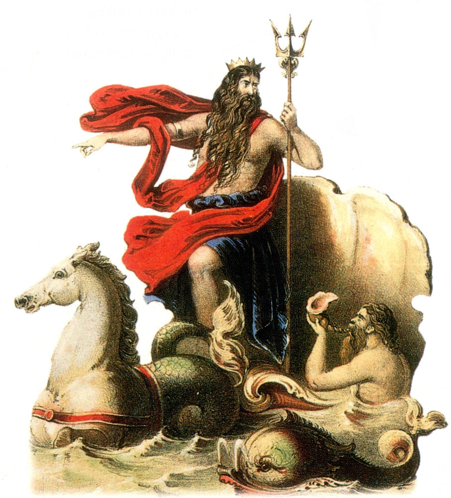 Poseidon, Greek God of the Sea Fine Art Print by Science Source
