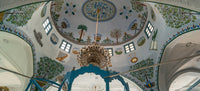 Low Angle View of Abuhav Synagogue Ceiling Fine Art Print by Panoramic Images