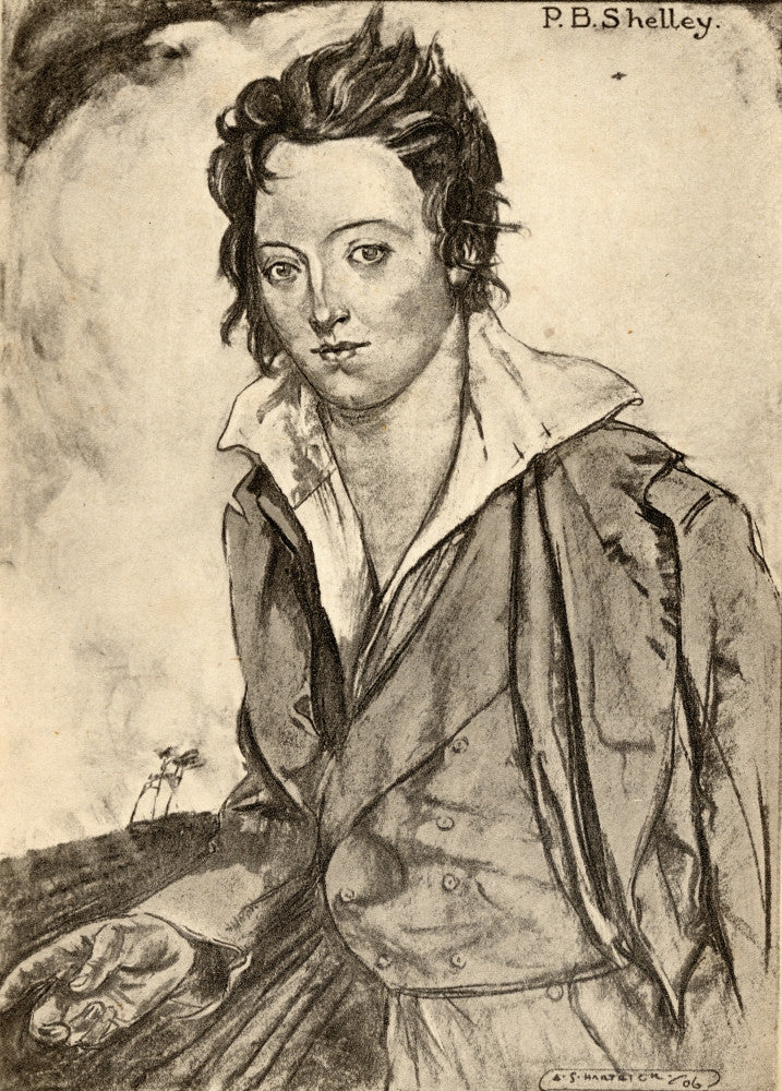 Percy Bysshe Shelley Fine Art Print by A.S. Hartrick