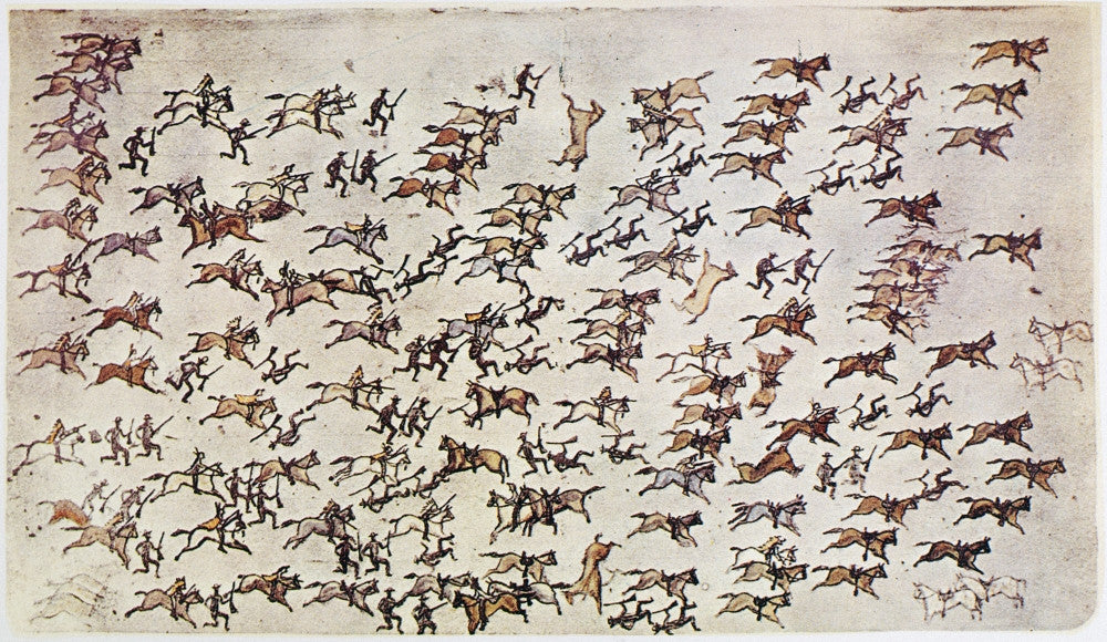 Little Big Horn 1876 Pictograph Poster Print by Granger Collection