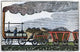 England Railroad Fine Art Print - Train Transporting Coal, 1835