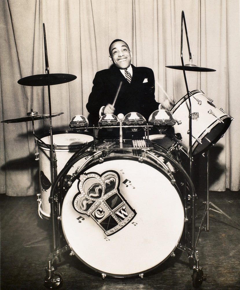 Chick Webb Jazz Drummer Fine Art Print - 1930s Photograph