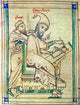 Plato with Socrates 13th Century Manuscript Illumination Print