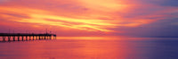 Pier at Sunset - Caspersen Beach Photo Print by Panoramic Images