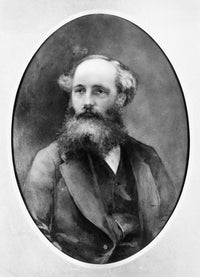 James Clerk Maxwell Watercolor Drawing Fine Art Print by Granger Collection