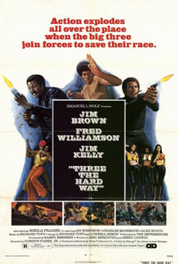 Three the Hard Way Movie Poster Print | Vintage Film Artwork