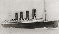 The Maiden Voyage of the Cunard Liner RMS Mauretania Fine Art Print by Hilary Jane Morgan