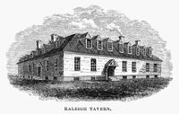 Raleigh Tavern in Williamsburg, Virginia - Fine Art Print