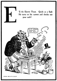 Anti-Trust Cartoon Fine Art Print by Frederick Burr Opper