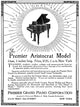 1926 Premier Aristocrat Piano Advertisement Poster Print