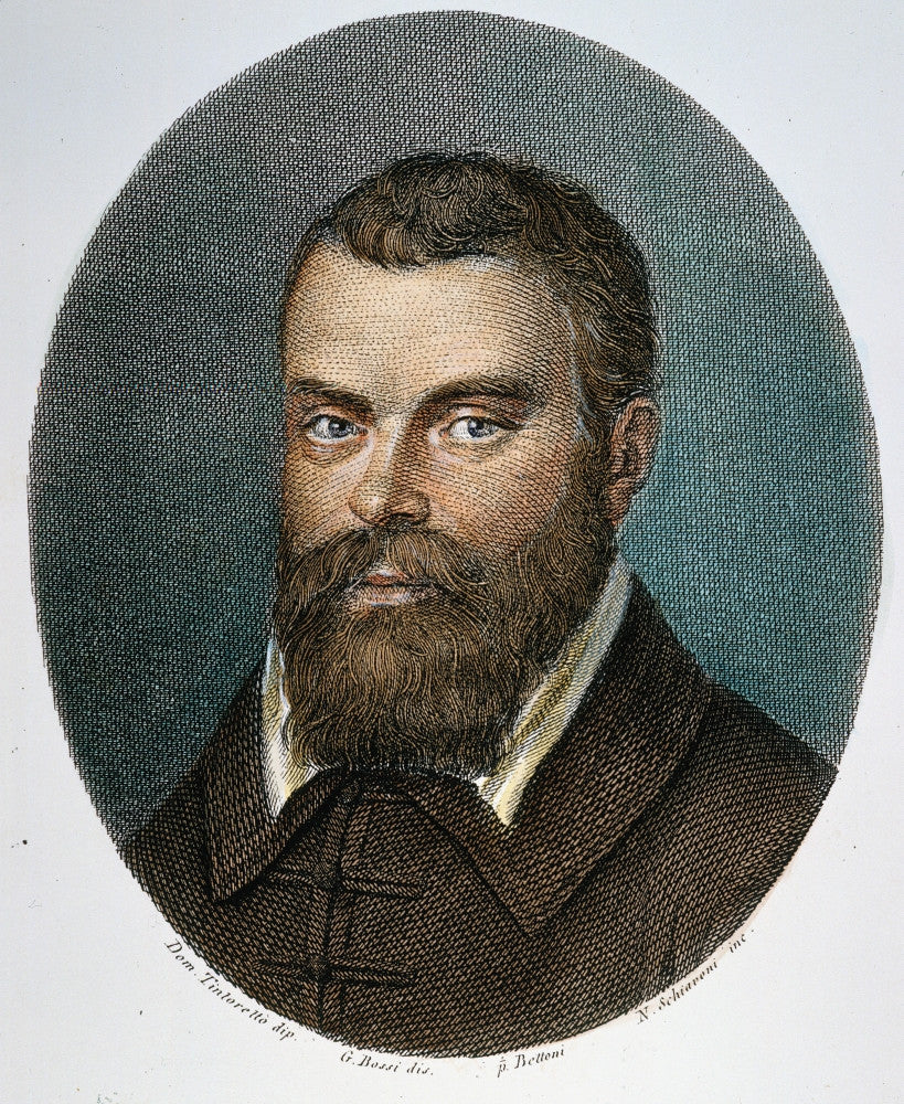 Galileo Galilei Italian Colored Engraving Fine Art Print by Granger Collection
