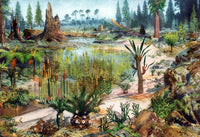 Mesozoic Landscape Fine Art Print by Science Source