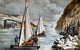 Ice Boat Race on the Hudson Fine Art Print - Currier and Ives