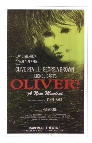 Oliver Broadway Movie Poster - 11x17 Print