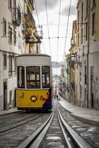 Tram in Lisbon, Portugal Fine Art Print by Dosfotos