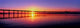 Ocean Beach Pier Sunset Fine Art Print - San Diego, California