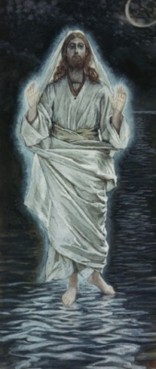 Jesus Walking on the Sea Fine Art Print by James Tissot