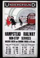 London Underground 1910 Poster Print for Hampstead Railway Services by Granger Collection