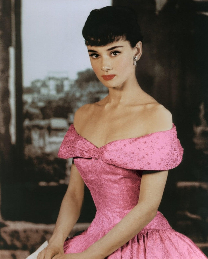 Audrey Hepburn Pink Dress Photo Print - Multiple Sizes Available