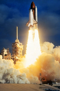Space Shuttle Launch Photograph - Discovery at Kennedy Space Center