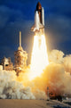Space Shuttle Launch Photograph - Discovery at Kennedy Space Center