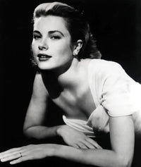 Grace Kelly Laying on Stomach in White Dress Photo Print