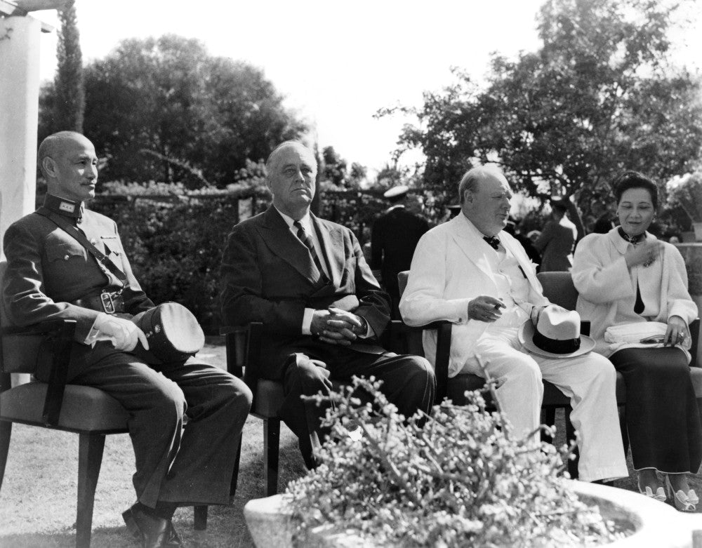 Cairo Conference 1943 Fine Art Print - Allied Leaders Photograph