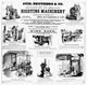 Freight Elevator Advertisement C1870 Wood Engraving Print by Granger Collection