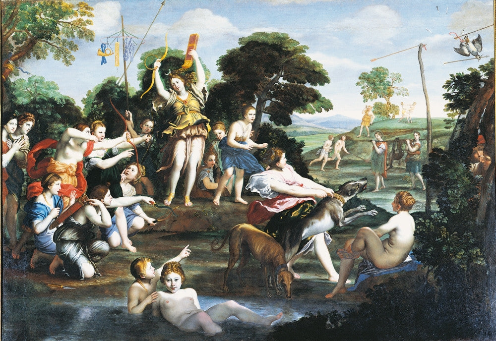 Diana And Her Nymphs Fine Art Print by Everett Collection