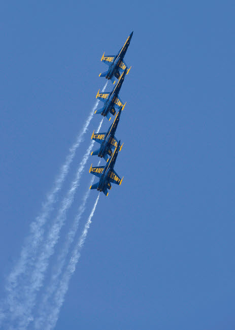 Blue Angels Fine Art Print by Stocktrek Images - Stunning Flight Demonstration
