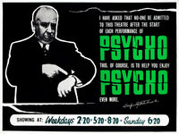 Psycho 1960 Movie Poster Masterprint by Alfred Hitchcock