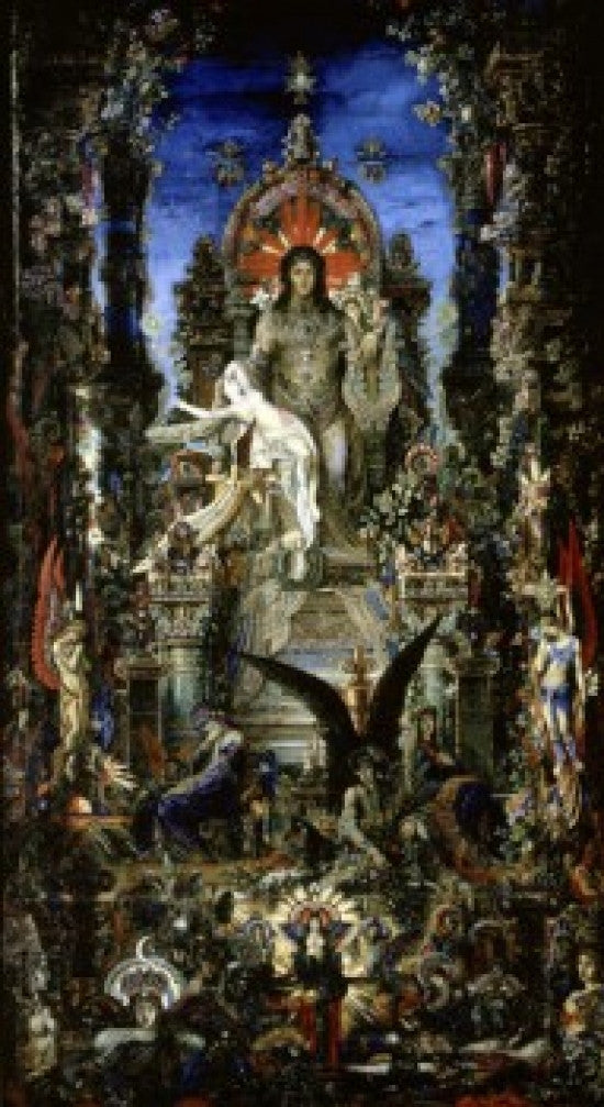 Jupiter et Semele Fine Art Print by Gustave Moreau | Posterazzi