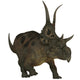 Diabloceratops Poster Print - Herbivorous Dinosaur Art
