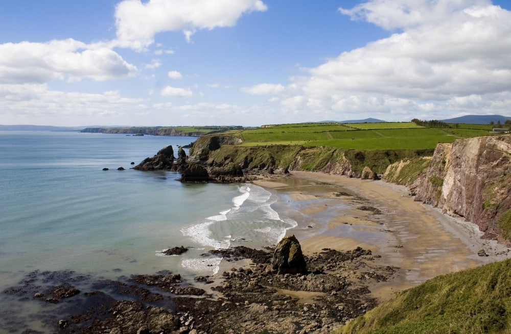 Ballydowane Beach Near Bunmahon Fine Art Print by The Irish Image Collection