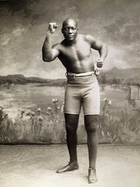 Jack Johnson Vintage Boxing Photograph Print (1910) by Granger Collection