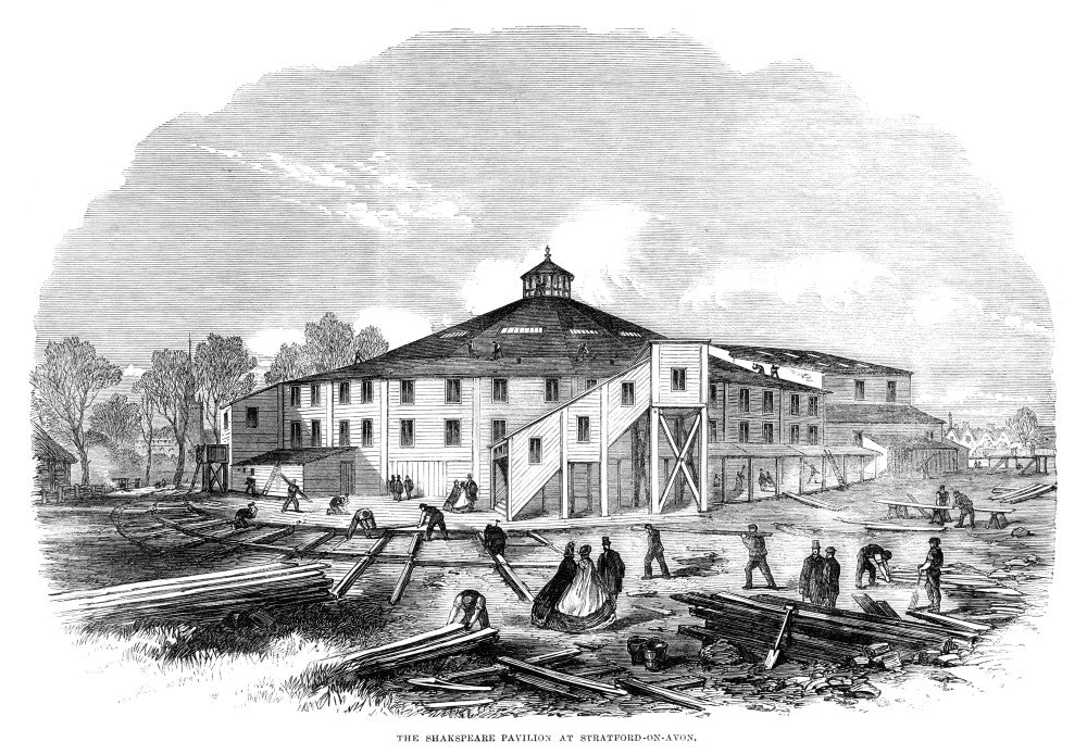 Shakespeare Pavilion Fine Art Print - Tercentenary Theatre, 1864