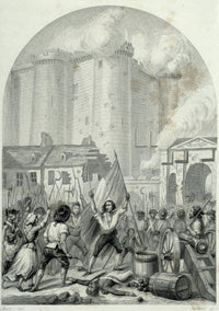 French Revolution: Storming of the Bastille Poster Print (1789)