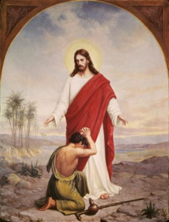 Christ the Comforter Fine Art Print by Anker Lund