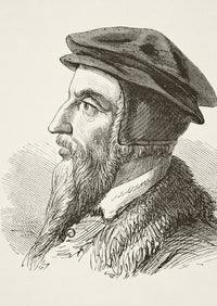 John Calvin Fine Art Print - French Protestant Reformation Theologian