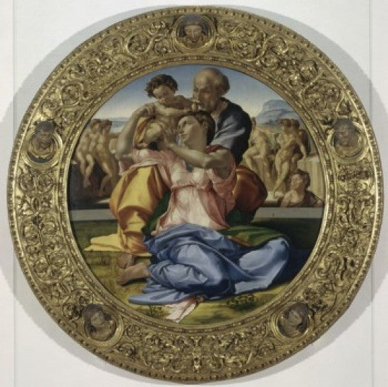 Holy Family with Young St. John Fine Art Print from Galleria degli Uffizi