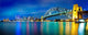 Sydney Harbour Bridge Night Skyline Fine Art Print